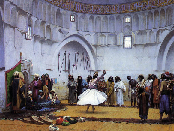  Jean-Leon Gerome Whirling Dervishes - Art Print