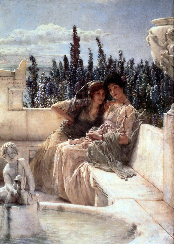  Sir Lawrence Alma-Tadema Whispering Noon - Art Print