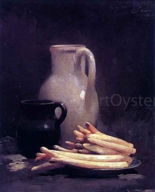  Emil Carlsen White Asparagus - Art Print