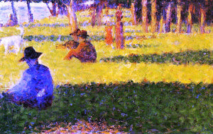  Georges Seurat White Dog - Art Print