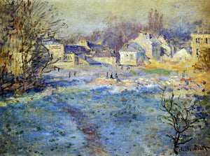  Claude Oscar Monet White Frost - Art Print