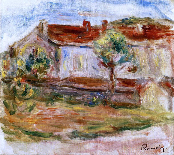  Pierre Auguste Renoir White House - Art Print