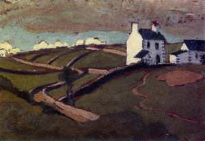  Roger De la Fresnaye White House at Audierne - Art Print