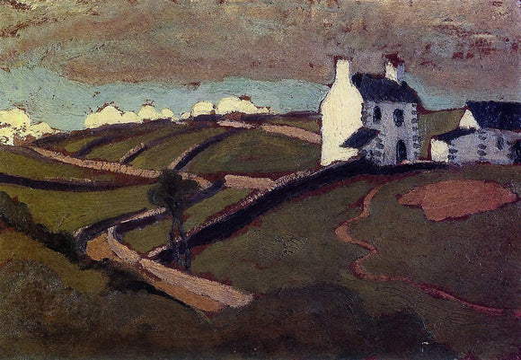  Roger De la Fresnaye White House at Audierne - Art Print