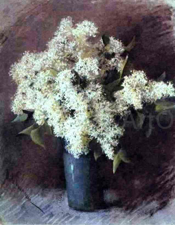  Isaac Ilich Levitan White Lilac - Art Print