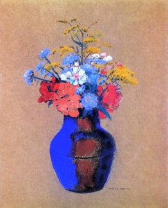  Odilon Redon Wild Flowers in a Vase - Art Print