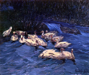  George Luks Wild Geese - Art Print