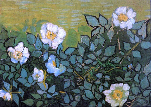  Vincent Van Gogh Wild Roses - Art Print