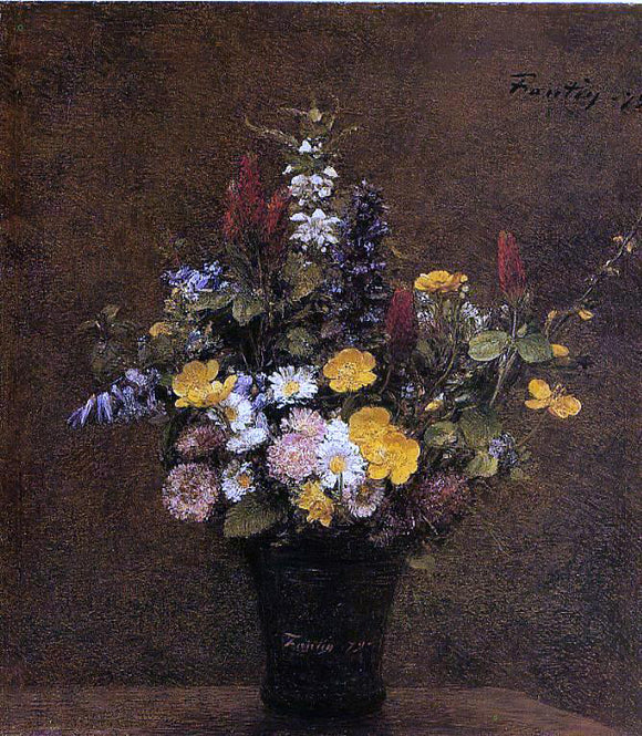  Henri Fantin-Latour Wildflowers - Art Print