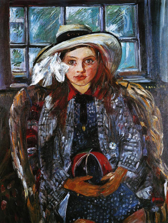  Lovis Corinth Wilhelmine with a Ball - Art Print