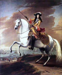  Jan Wyck William III Landing at Brixham, Torbay - Art Print