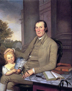  Charles Willson Peale William Smith and His Grandson - Art Print