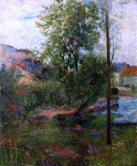  Paul Gauguin Willow by the Aven - Art Print