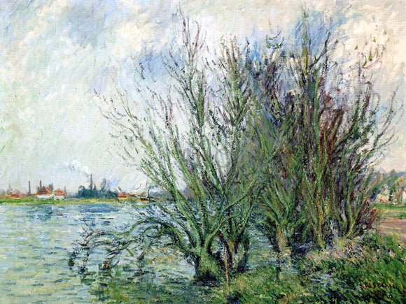  Gustave Loiseau Willows, Banks of the Oise - Art Print