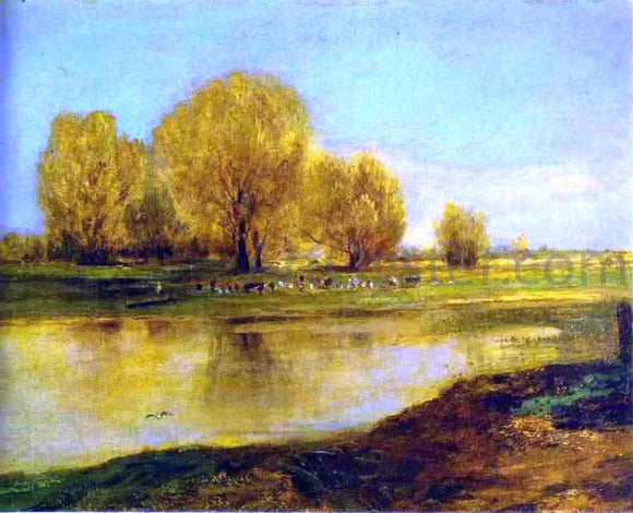  Alexei Kondratevich Savrasov Willows by a Pond - Art Print