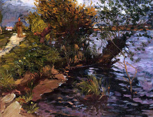  Gustave Caillebotte Willows by the Yerres - Art Print