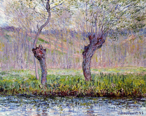  Claude Oscar Monet Willows in Springtime - Art Print