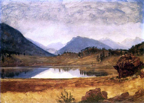  Albert Bierstadt Wind River Country - Art Print