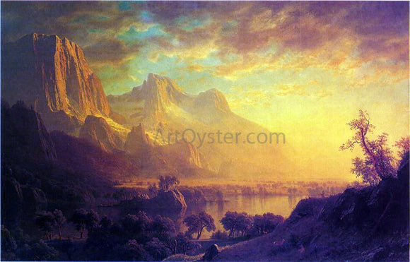  Albert Bierstadt Wind River, Wyoming - Art Print