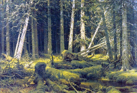  Ivan Ivanovich Shishkin Windfall - Art Print