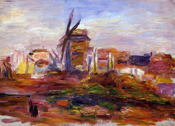  Pierre Auguste Renoir Windmill - Art Print