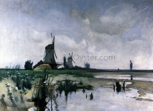  John Twachtman Windmills - Art Print