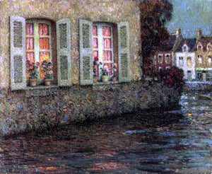  Henri Le Sidaner Windows - Art Print