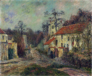  Gustave Loiseau Winter in Chaponival - Art Print
