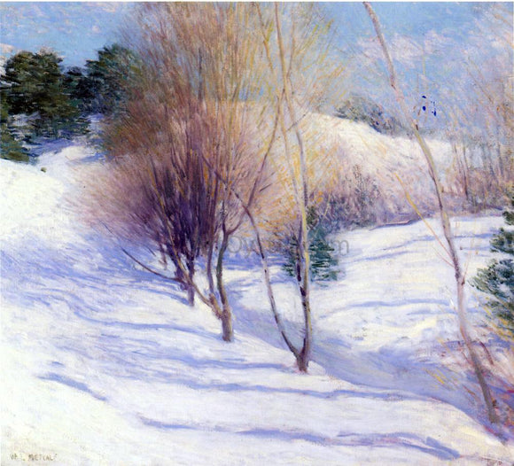  Willard Leroy Metcalf Winter in New Hampshire - Art Print