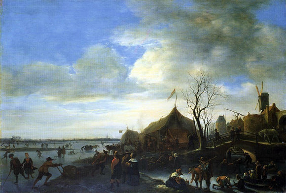  Jan Steen Winter Landscape - Art Print