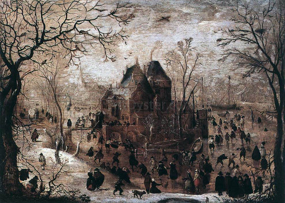  Hendrick Avercamp Winter Landscape - Art Print