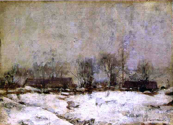  John Twachtman Winter Landscape, Cincinnati - Art Print