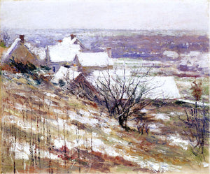  Theodore Robinson Winter Landscape - Art Print