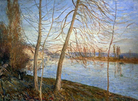  Alfred Sisley Winter Morning - Veneux - Art Print