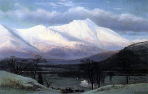  Benjamin Champney Winter Scene, North Moat Mountain - Art Print