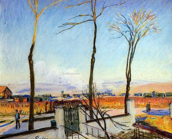  Alfred Sisley Winter Sun, Moret - Art Print