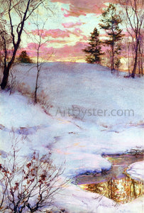  Walter Launt Palmer Winter Sunset - Art Print