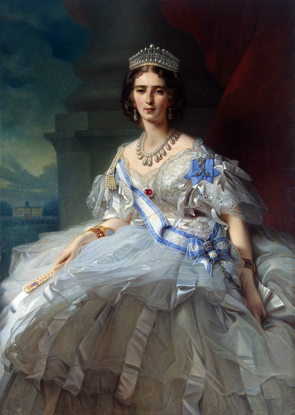  Franz Xavier Winterhalter Winterhalter Princess Tatyana Alexandrovna Yusupova - Art Print