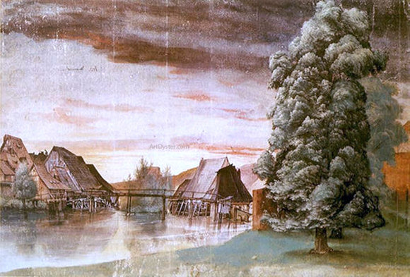  Albrecht Durer Wire-Drawing Mill on the Pegnitz - Art Print