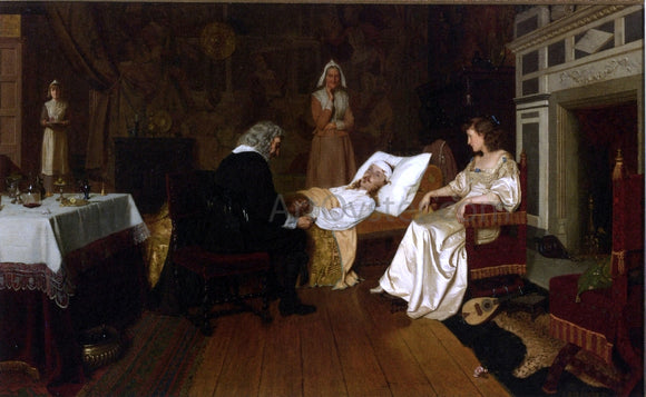  Edmund Blair Leighton Witness My Act and Seal - Art Print