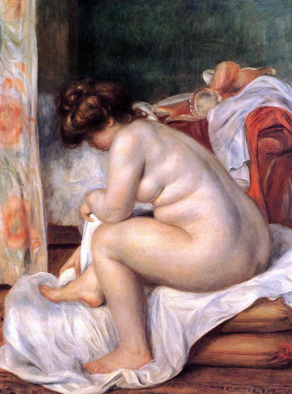  Pierre Auguste Renoir Woman After Bathing - Art Print