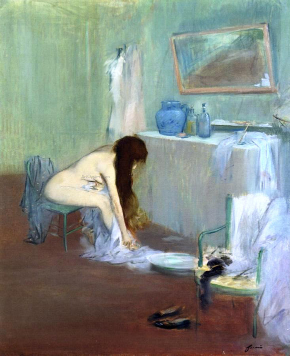  Jean-Louis Forain Woman at Her Toilette - Art Print