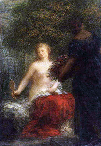  Henri Fantin-Latour Woman at Her Toilette - Art Print