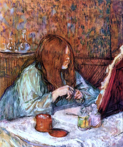  Henri De Toulouse-Lautrec Woman at Her Toilette: Madame Poupoule - Art Print