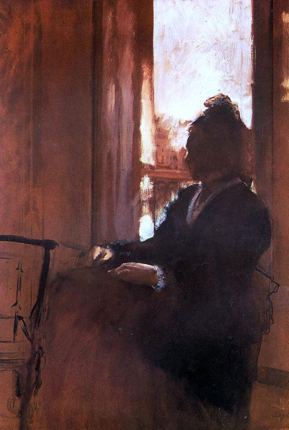  Edgar Degas Woman at the Window - Art Print