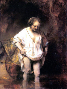  Rembrandt Van Rijn Woman Bathing in a Stream - Art Print