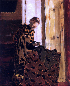  Edouard Vuillard Woman Brushing a Garment - Art Print