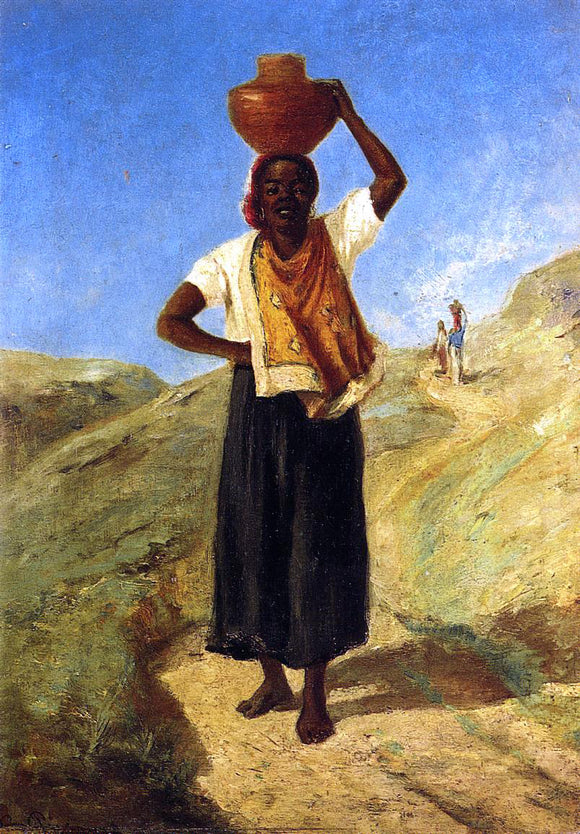  Camille Pissarro Woman Carrying a Pitcher on Her Head - Art Print