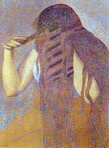  Henri Edmond Cross Woman Combing Her Hair - Art Print