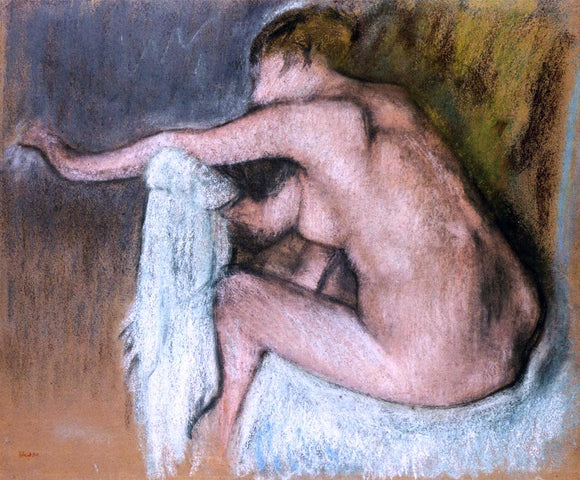  Edgar Degas Woman Drying Her Arms - Art Print